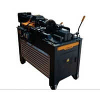 Rebar Threading Machine - Steel Build, Black Color, 220-415 Volt | High Efficiency, Low Noise, Automated Operation, Durable And Reliable, Energy Efficient