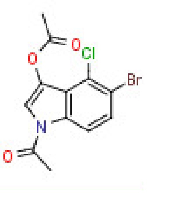 1-Acetyl-5-bromo-4-chloro-1h-indol-3-yl acetate