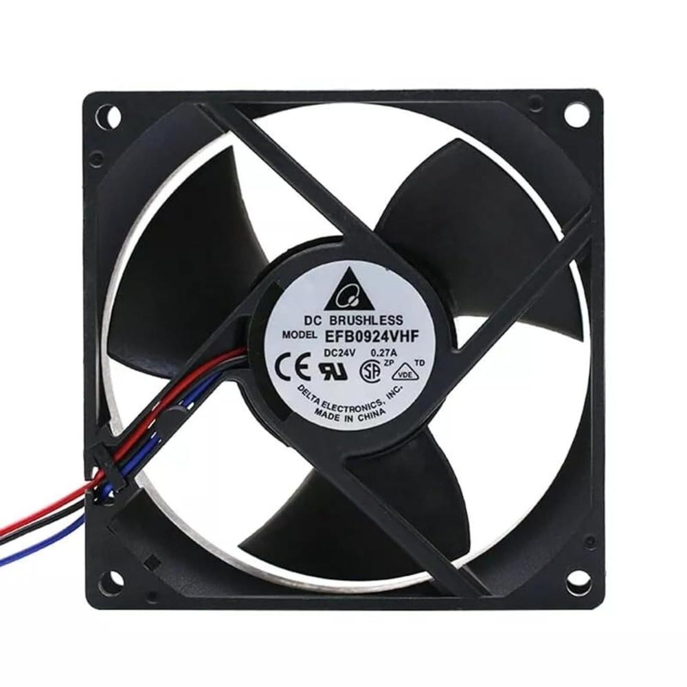 Delta EFB0924VHF DC Brushless Fan 24V-0.27A DC Cooling Fan 929232mm 3-Wire