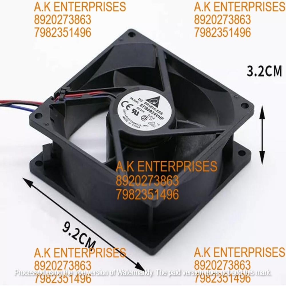 Delta EFB0924VHF DC Brushless Fan 24V-0.27A DC Cooling Fan 929232mm 3-Wire