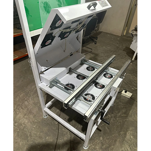 Output Wave Cooling Conveyor Anti-static Pvc Belt - Material: Mild Steel