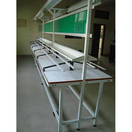 Manual Double Sided Mi Line Conveyor - Material: Mild Steel