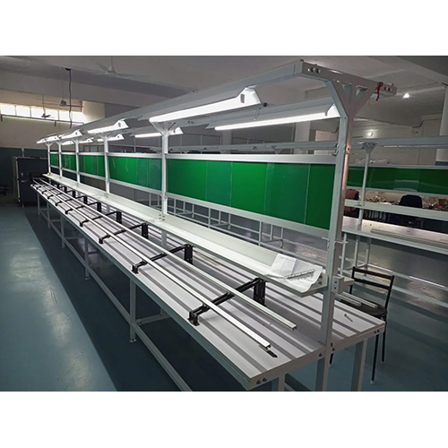 Manual Double Sided Mi Line Conveyor - Material: Mild Steel