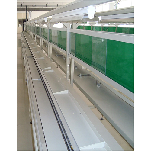 Motorised Single Sided Mi Line Conveyor - Material: Mild Steel