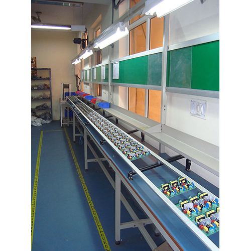 Manual Single Sided Mi Line Conveyor - Material: Mild Steel