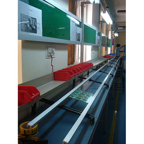 Manual Single Sided Mi Line Conveyor - Material: Mild Steel