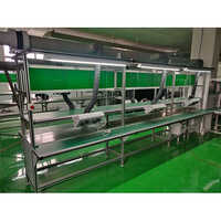 Touch-up Belt Conveyor With Double Sided Working Platform