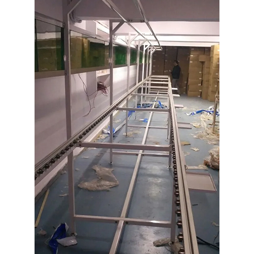 Manual Free Flow Conveyor - Material: Mild Steel
