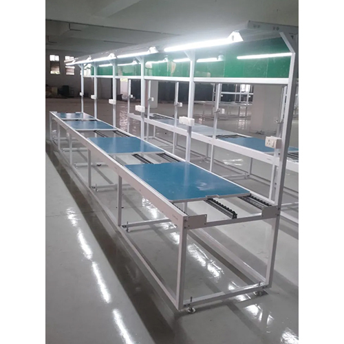 Manual Free Flow Conveyor - Material: Mild Steel