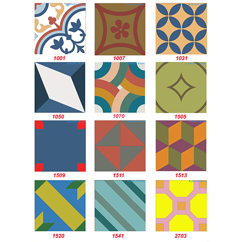 Encaustic Cement Tiles Design - Automatic Grade: Semi-Automatic