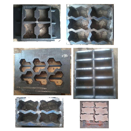 Interlocking Paver Block Moulds For Machine - Color: Silver