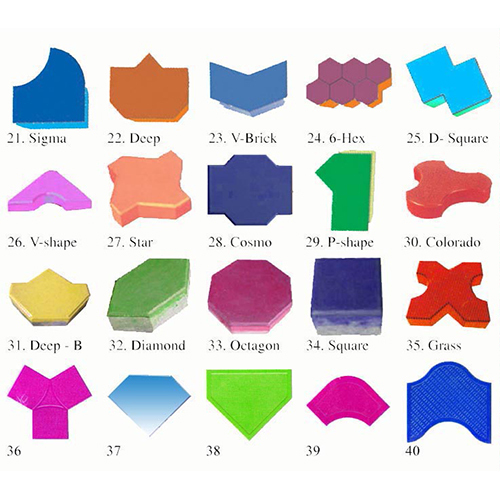 Paver Block Steel Moulds