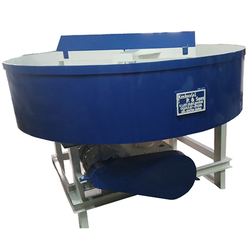 Pan Mixer Machine - Color: Blue