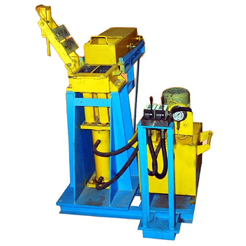 Interlocking Brick Hydraulic Machine Manual - Color: Blue