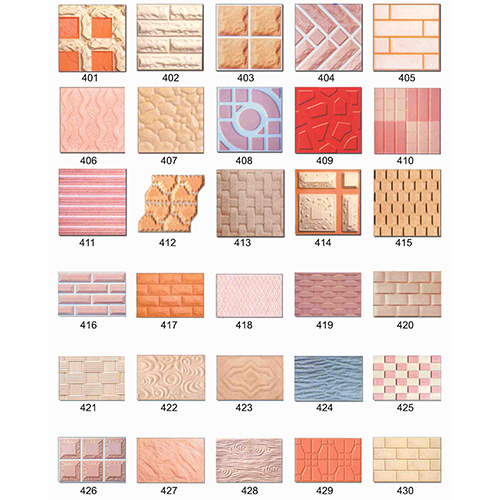 Decorative Wall Tiles Moulds - Color: Customized