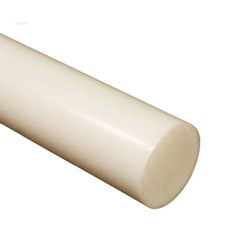 100Mm Pa6 Nylon Rod - Color: White