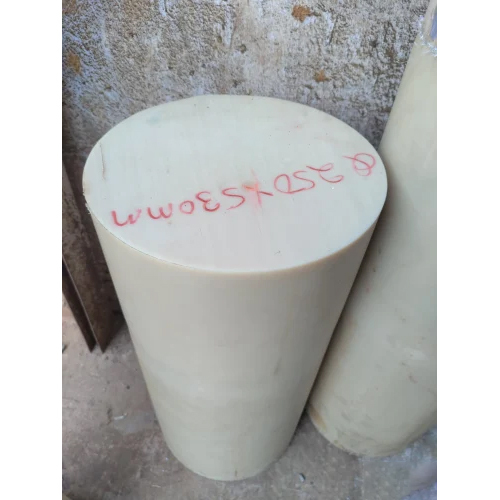 300Mm Cast Nylon Rod - Color: White