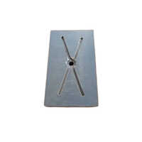 Cast Nylon Slipper Pad - 50 Millimeter Thickness, Silver Color, All Sizes Available | Wear Resistant, Durable, Non-slip Surface For Industrial Use