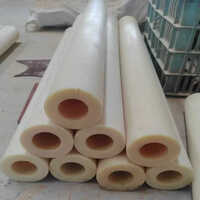 Pa6 Nylon Tube - Nylon Material, 3 Meters Length, White Color, Customized Size, Round Shape | Durable For Industrial Applications, High-pressure Use