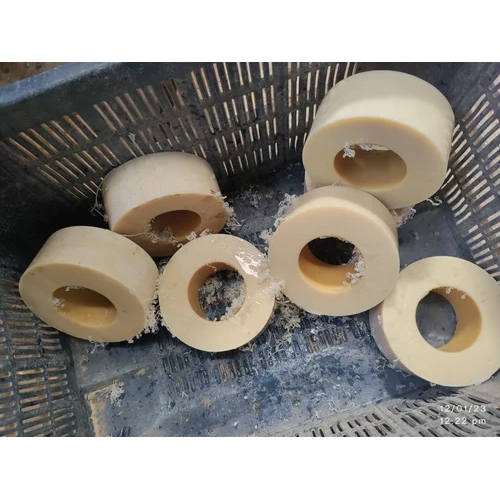 Plastic Roller Wheel - Color: White