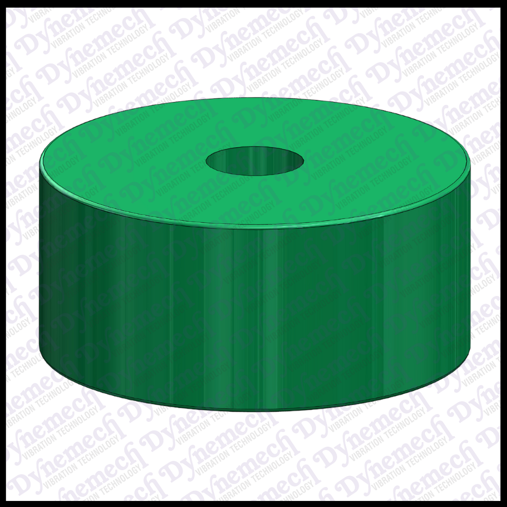 Dynemech Rubber Bush, Series Dlki 4-spl - Color: Green