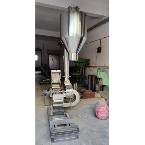 5hp Ms Pulverizer Machine - 440 Volt Electric Power Supply, Silver Color, Brand New Condition | Heavy-duty Industrial Use