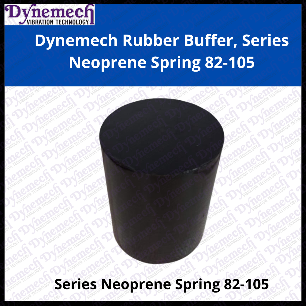 Dynemech Rubber Bush, Series Neoprene Spring 82-105 - Color: Black