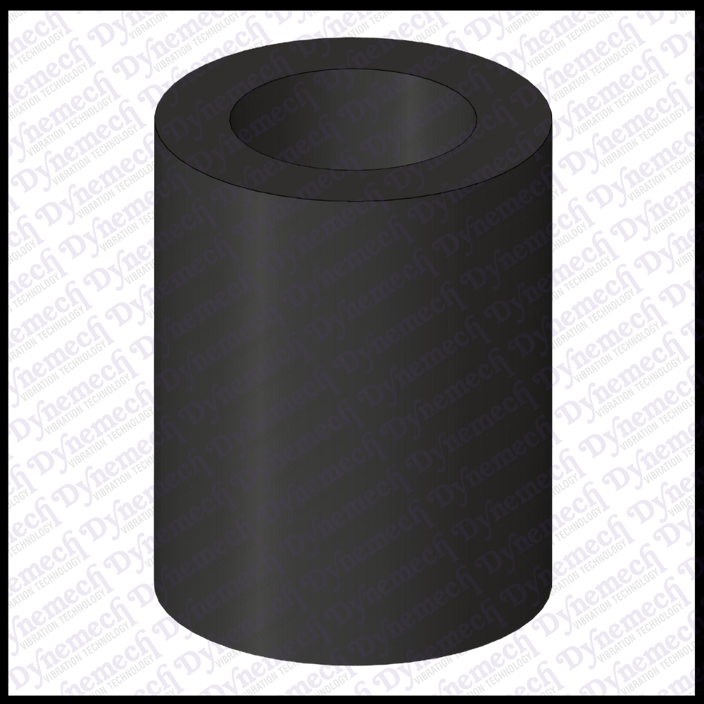 Dynemech Rubber Bush, Series Neoprene Spring 82-105 - Color: Black
