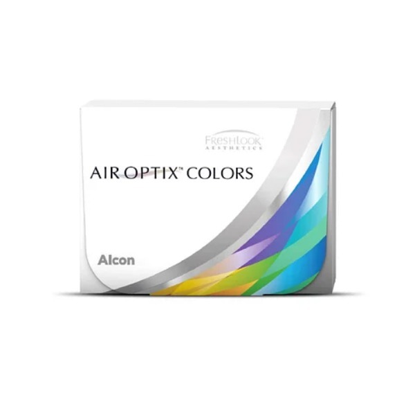 Alcon Air Optix Sterling Gray Color Monthly Contact Lens (2 Lens/Box) Power