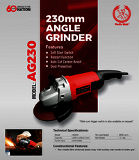 Ralli Wolf 230mm Angle Grinder (AG230)