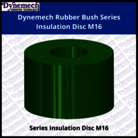 Dynemech Rubber Bush, Series Insulation Disc M16