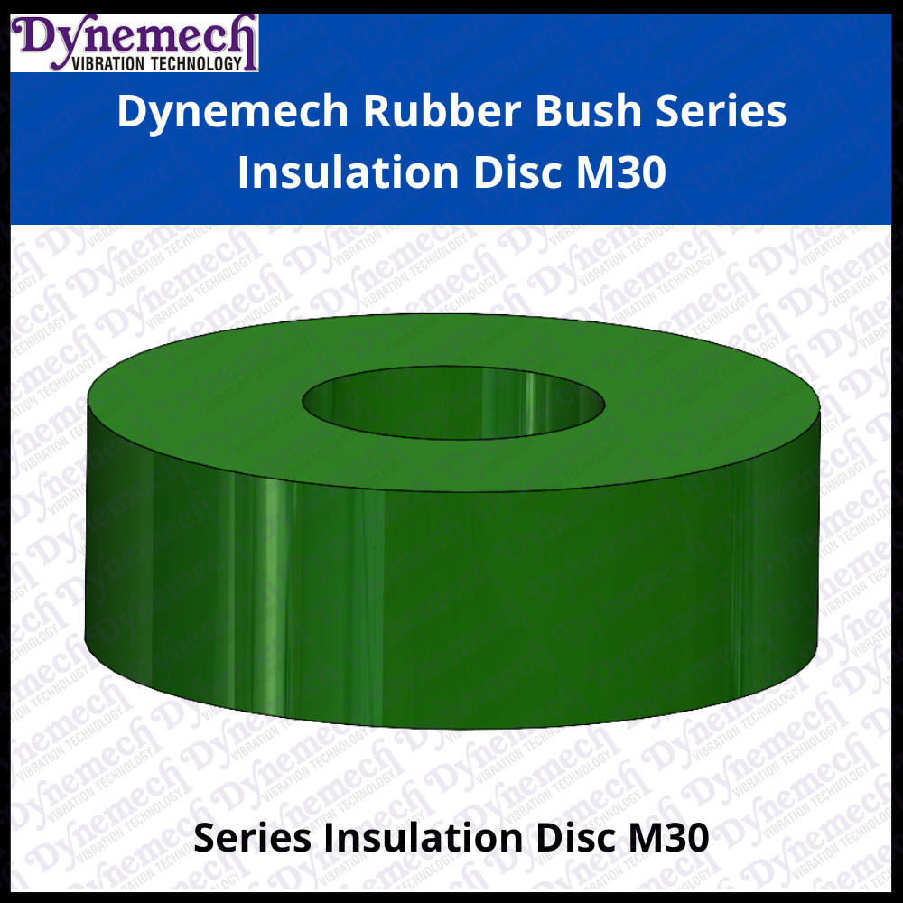 Dynemech Rubber Bush, Series Insulation Disc M30