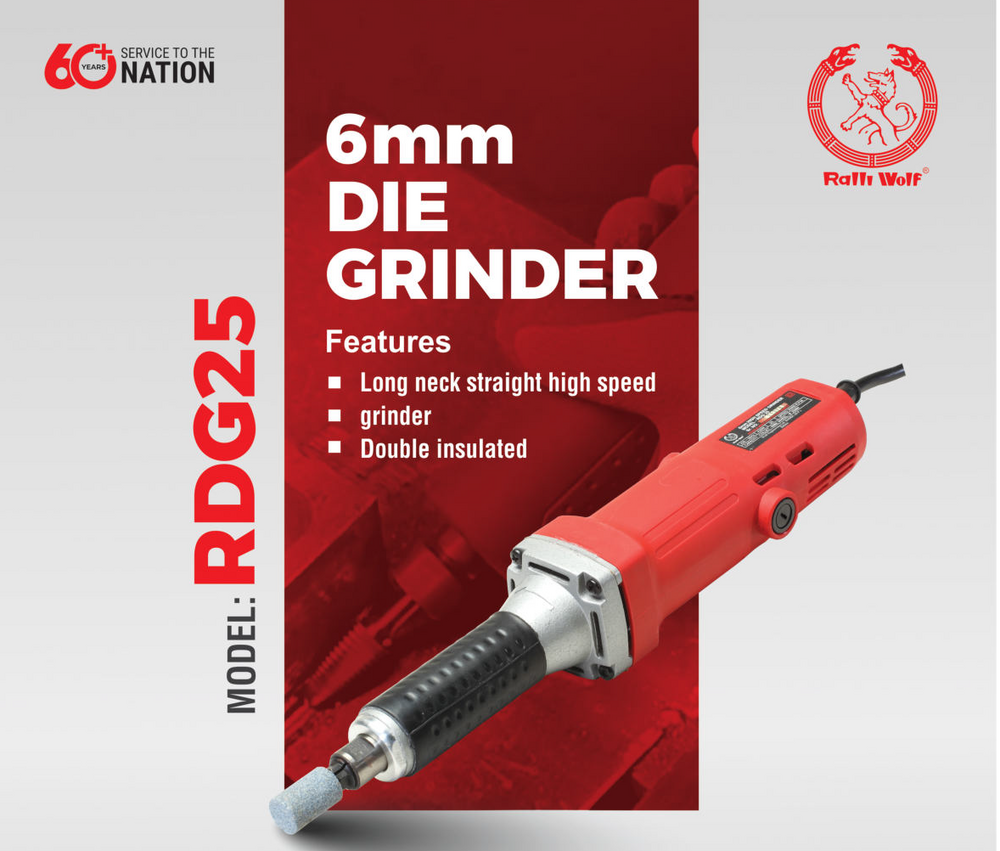 Ralli Wolf 6mm Die Angle Grinder