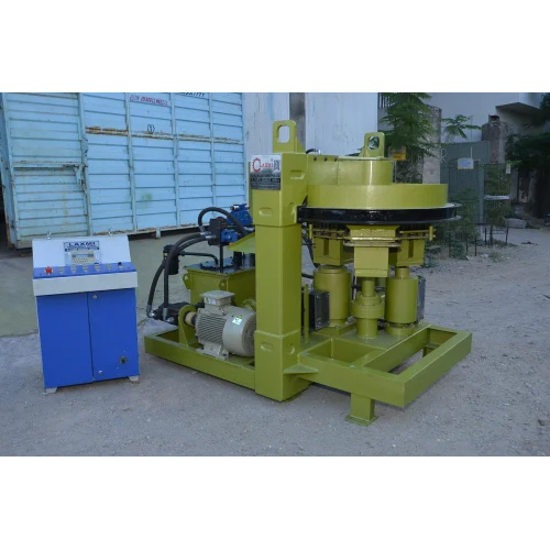 Rotary Type Fly Ash Bricks Making Plant - Color: Green