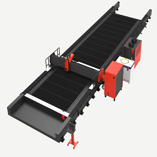 D Giant Big Size Ground Rail Fiber Laser Cutting Machine