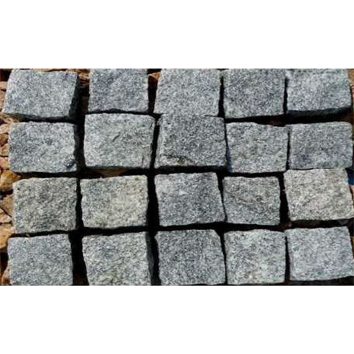 Grey Granite Cobble Stone - Size: Customized