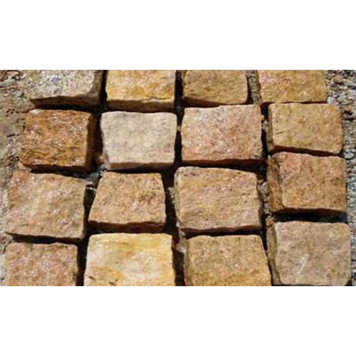 Yellow Granite Cobble Stone - Natural Stone Type: Marble