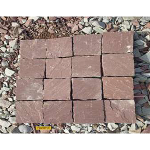 Brown Granite Cobble Stone - Size: Customized