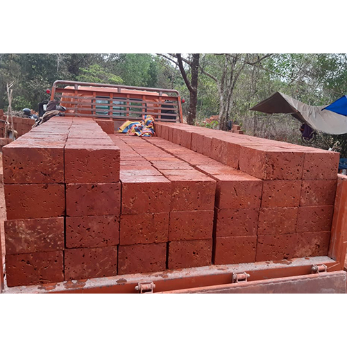 Natural Laterite Brick Stone - Color: Red