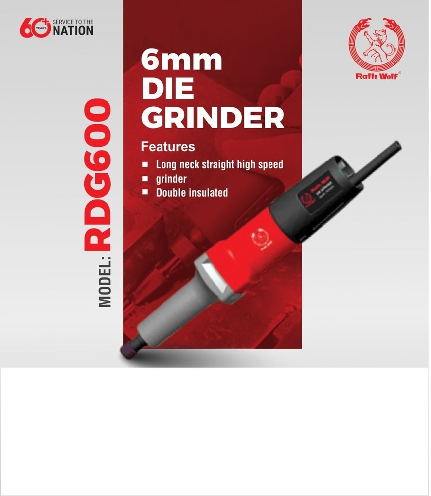 Ralli Wolf 6mm Die Grinder (Rdg600) - Application: Grinding