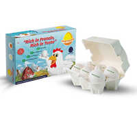 Organic Eggs - Chicken Egg, Original Size | Farm-fresh Quality, 21+ Herbs In Feed, No Antibiotics, Sustainable Farming Practices
