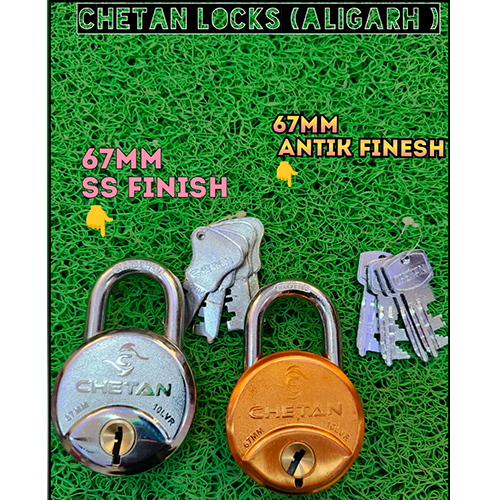 67 MM SS Finish Lock and Antique Finish Lock