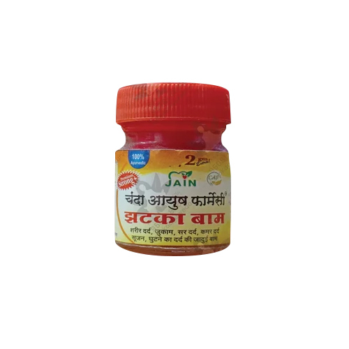 20G Ayurvedic Jhatka Balm - Physical Form: Cream