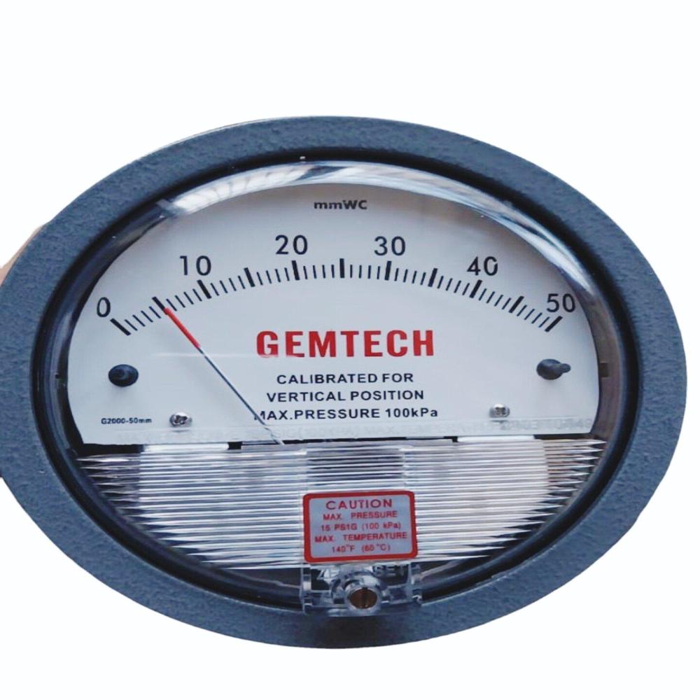Differential Pressure Gauges - Durable Stainless Steel, Analog & Digital Displays | Diaphragm Mechanism, Versatile Measurement Units