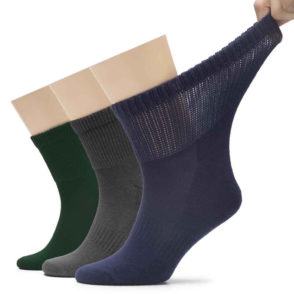 Cushioned Sole Ankle Diabetic Socks - Age Group: Adult