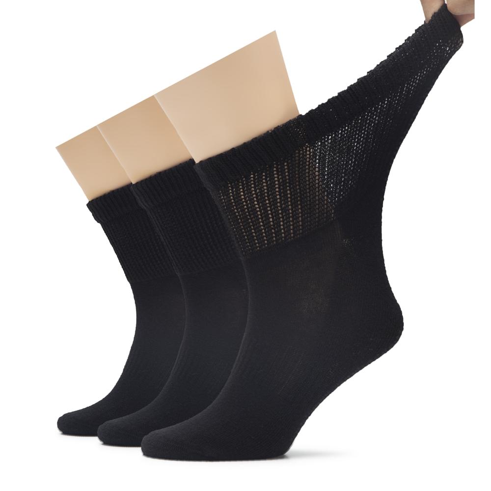 Cushioned Sole Ankle Diabetic Socks - Age Group: Adult