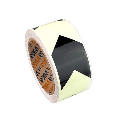 Glow In The Dark Vinyl Tape - Color: White And Black