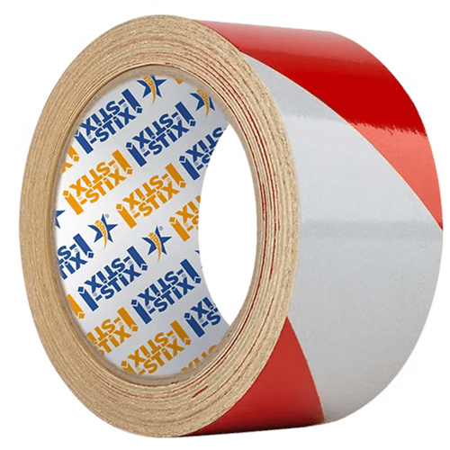 Reflective Floor Tape - Color: White And Red