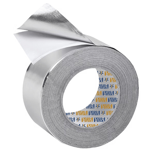 Aluminum Foil Tape - High-Quality Aluminum Foil Material, Silver Color, Single-Sided Self-Adhesive | Durable, Heat and Moisture Resistant, Highly Flexible for Industrial Use