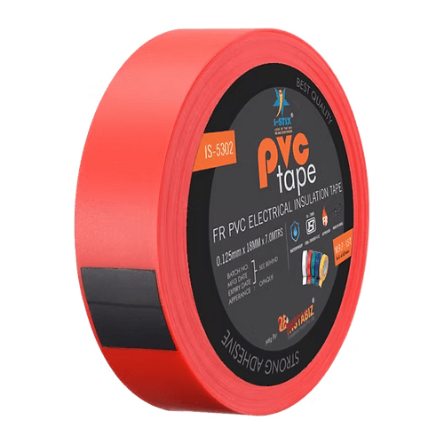 Fr Pvc Insulation Tape - Color: Red